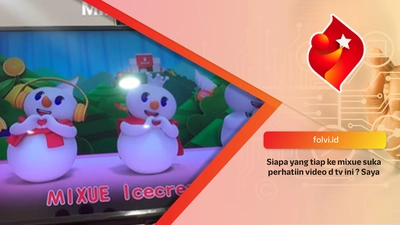 Siapa yang tiap ke mixue suka perhatiin video d tv ini ? Saya