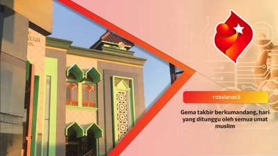 Gema takbir berkumandang, hari yang ditunggu oleh semua umat muslim