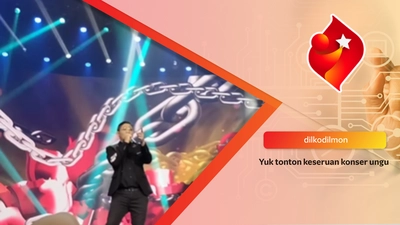 Yuk tonton keseruan konser ungu