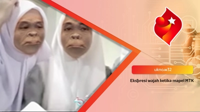 Ekspresi wajah ketika mapel MTK