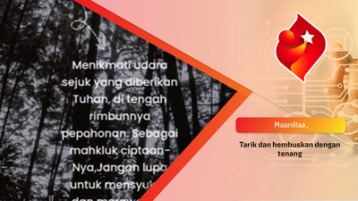 Tarik dan hembuskan dengan tenang