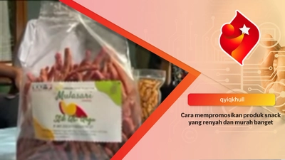 Cara mempromosikan produk snack yang renyah dan murah banget