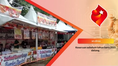 Keseruan sebelum tahun baru 2023 datang.