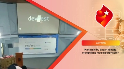 Mana nih ibu bapak kenapa menghilang mau di surprisein?