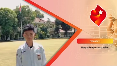 Menjadi superhero kelas