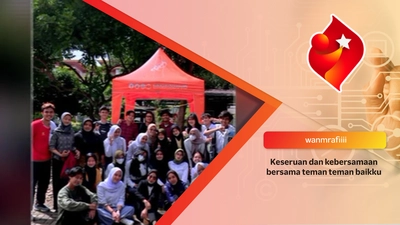 Keseruan dan kebersamaan bersama teman teman baikku