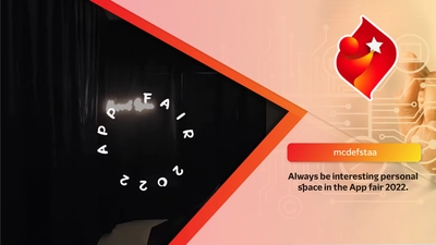 Always be interesting personal space in the App fair 2022.