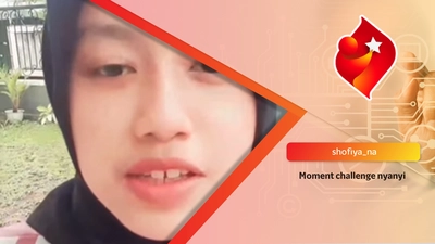 Moment challenge nyanyi