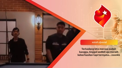 Terkadang kita merasa sudah bangga, tinggal sedikit aja meraih keberhasilan tapi ternyata... zoonkk