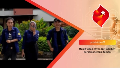 MusiK video cover dari lagu hivi bersama teman-teman