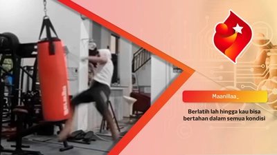 Berlatih lah hingga kau bisa bertahan dalam semua kondisi