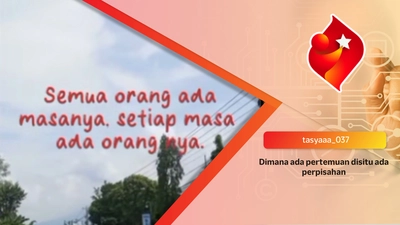 Setiap pertemuan ada perpisahan