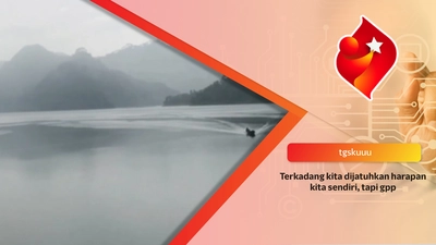 Terkadang kita dijatuhkan harapan kita sendiri, tapi gpp