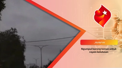 Ngumpul bareng teman untuk rayain kelulusan