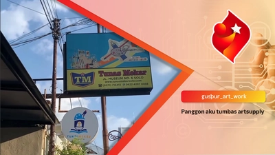 Toko peralatan seni lukis