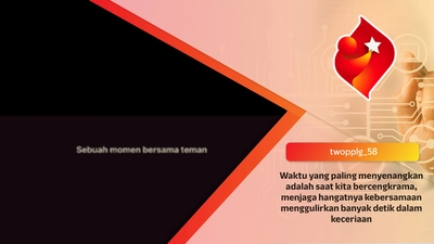 Waktu yang paling menyenangkan adalah saat kita bercengkrama, menjaga hangatnya kebersamaan menggulirkan banyak detik dalam keceriaan