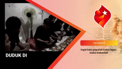 Ingat kata pepatah kalau lapar, maka makanlah