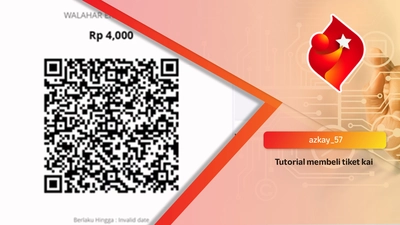 Tutorial membeli tiket kereta api