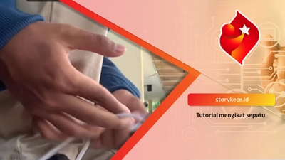 Tutorial mengikat tali sepatu