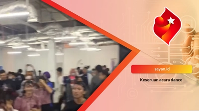 Keseruan acara dance