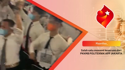 Salah satu moment keseruan dari PKKMB POLITEKNIK APP JAKARTA